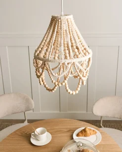 Lampadario MENIK Legno Marrone chiaro
