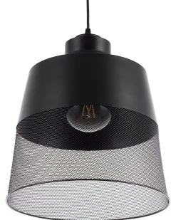Lampadario MUGA Metallo Nero