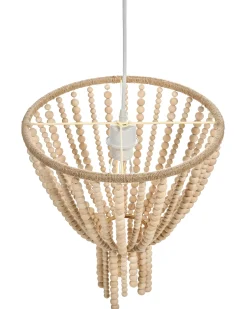 Lampadario PUSWELI Legno Marrone chiaro