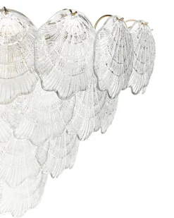 Lampadario TEMASH Vetro Ottone