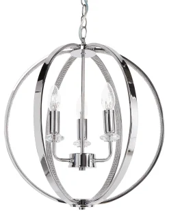 Lampadario TENOIRO Metallo Argento