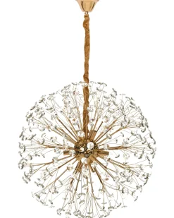Lampadario TIMANE Vetro Ottone