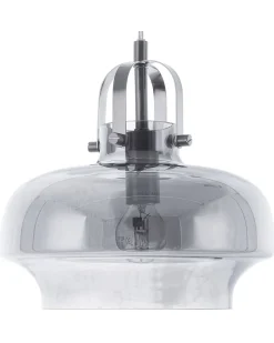 Lampadario WILTZ Vetro Grigio chiaro