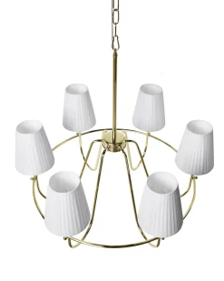 Lampadario YAMETHIN Metallo Oro