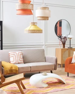 Lampadario YUMURI Rattan Beige chiaro