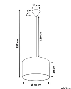 Lampadario ZILLER Bianco