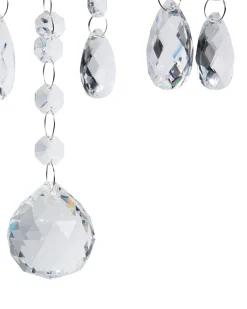 Lampadario LOCONE Cristallo Argento