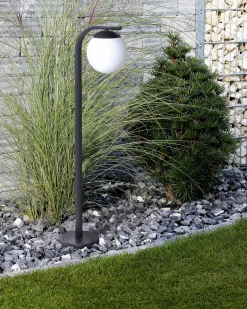 Lampione da giardino KULSI Nero