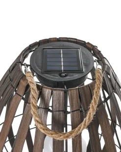 Lanterna a energia solare LUFUPA 61 cm Marrone scuro