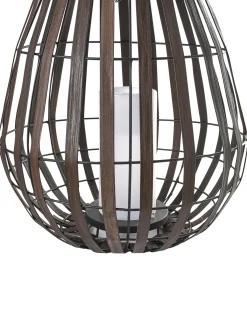 Lanterna a energia solare LUFUPA 61 cm Marrone scuro