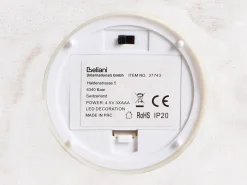 Lanterna a LED SAVIVESI Modello natalizio 38 cm Bianco
