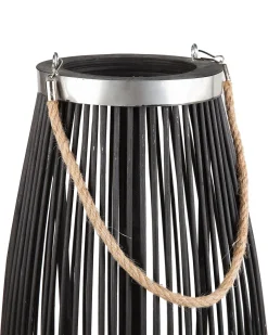 Lanterna TAHITI Bambù 84 cm Nero