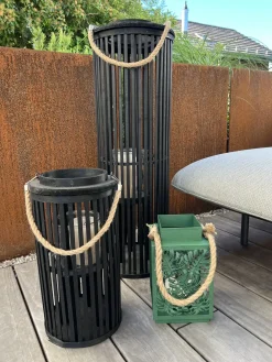Lanterna UNIMAK Metallo 25 cm Verde