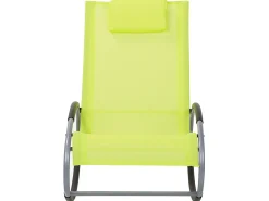 Lettino Prendisole a Dondolo CAMPO Metallo Verde lime