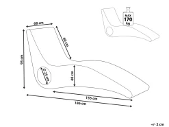 Lettino Prendisole AIROLE Rattan Marrone