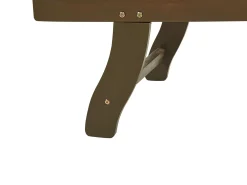 Lettino Prendisole AMANTEA II Legno d'acacia Marrone scuro