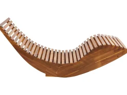 Lettino Prendisole BRESCIA II Legno d'acacia Marrone