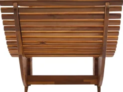 Lettino Prendisole BRESCIA II Legno d'acacia Marrone