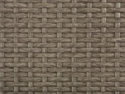 Lettino Prendisole con Cuscino VASTO Rattan sintetico (PE) Tortora