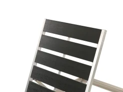Lettino Prendisole NARDO Metallo Nero/Argento