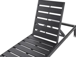 Lettino Prendisole NARDO Metallo Nero