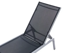 Lettino Prendisole NOLI Metallo Nero