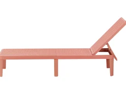 Lettino Prendisole OSSIMO Materiale sintetico Rosso