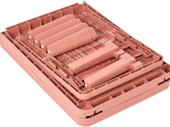 Lettino Prendisole OSSIMO Materiale sintetico Rosso