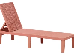 Lettino Prendisole OSSIMO Materiale sintetico Rosso
