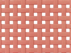 Lettino Prendisole OSSIMO Materiale sintetico Rosso