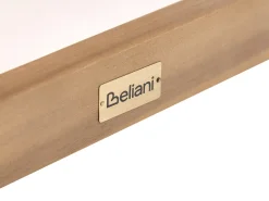 Lettino Prendisole PEDESINA Legno d'acacia Beige