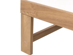 Lettino Prendisole PEDESINA Legno d'acacia Beige