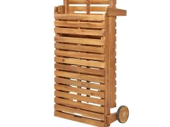 Lettino Prendisole PIETRALUNGA Legno d'acacia Marrone