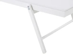 Lettino Prendisole PORTOFINO Metallo Bianco