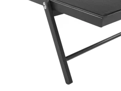 Lettino Prendisole PORTOFINO Metallo Nero