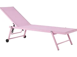 Lettino Prendisole PORTOFINO Metallo Rosa