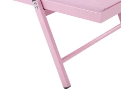 Lettino Prendisole PORTOFINO Metallo Rosa