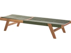 Lettino Prendisole PROSSEDI Legno d'acacia Verde