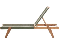 Lettino Prendisole PROSSEDI Legno d'acacia Verde