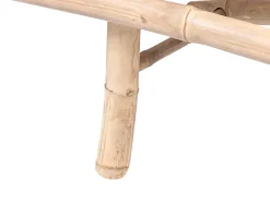 Lettino Prendisole SULMONA Bambù Marrone chiaro