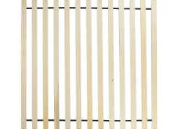 Letto a baldacchino Legno HERLIERE 180 x 200 cm Marrone chiaro