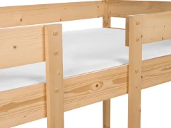 Letto a castello Casa Legno di pino LABATUT 90 x 200 cm Marrone chiaro