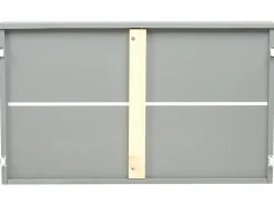 Letto a castello con cassetti Legno di pino REGAT 90 x 200 cm Grigio
