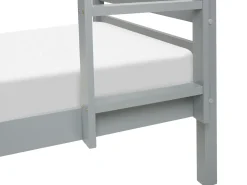 Letto a castello con cassetti Legno di pino REGAT 90 x 200 cm Grigio