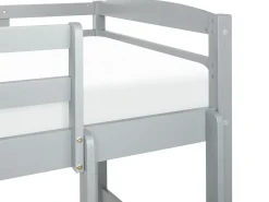 Letto a castello con cassetti Legno di pino REGAT 90 x 200 cm Grigio