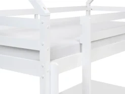 Letto a castello con cassetti Casa Legno di pino TERNAS 90 x 200 cm Rosa