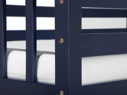 Letto a castello Legno di pino REVIN 90 x 200 cm Blu marino