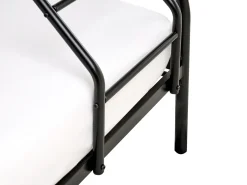 Letto a castello Metallo CHAMONIX 90/140 x 200 cm Nero