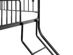 Letto a castello Metallo CHAMONIX 90/140 x 200 cm Nero