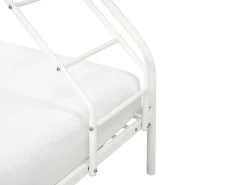 Letto a castello Metallo CHAMONIX 90/140 x 200 cm Bianco
